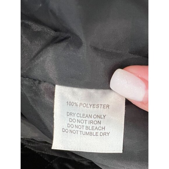 I.AM.GIA Black Contraband Velvet Quilted Jacket - Size M - Picture 6 of 10